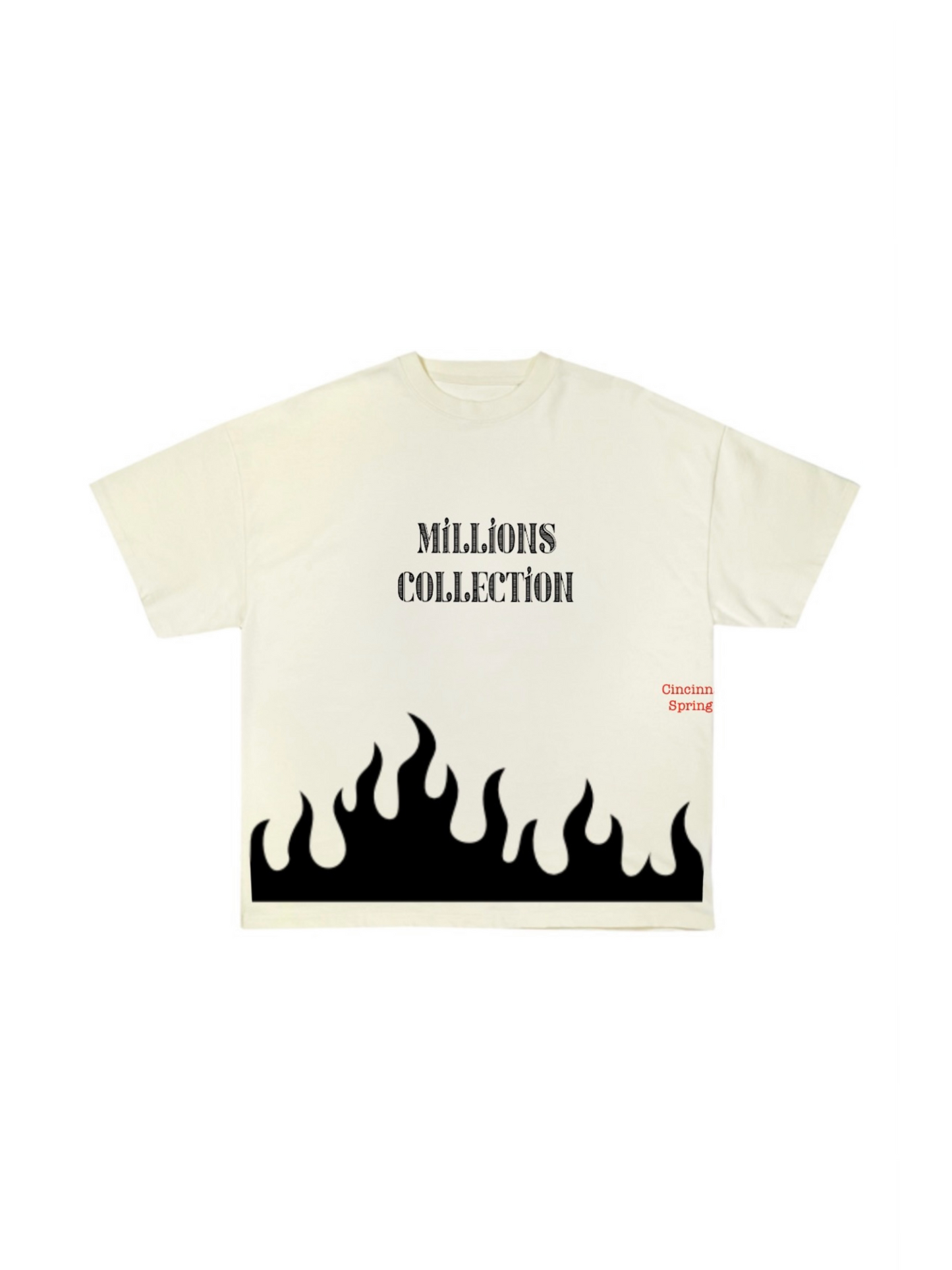 “MILLIONS COLLECTION” Cream Tee